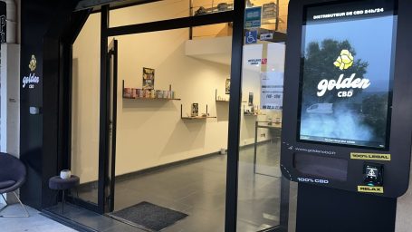 Distributeur Golden CBD installé près d'Ajaccio